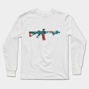 Ruby Hawaiian AR15 Long Sleeve T-Shirt